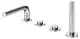 Keuco-KE-EHM-Wannenmischer-Edition-400-51530-4-Loch-Wannenr-220mm-Schwarzchrom-geb-51530130200 gallery number 1